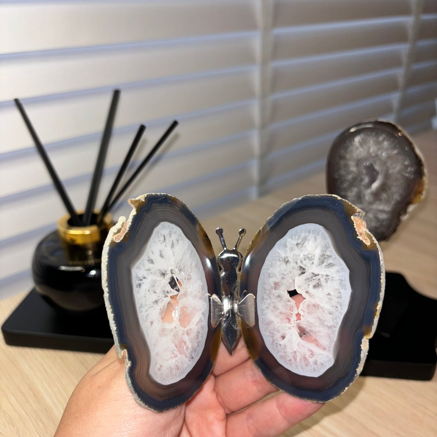 Agaat vlinder middel #120