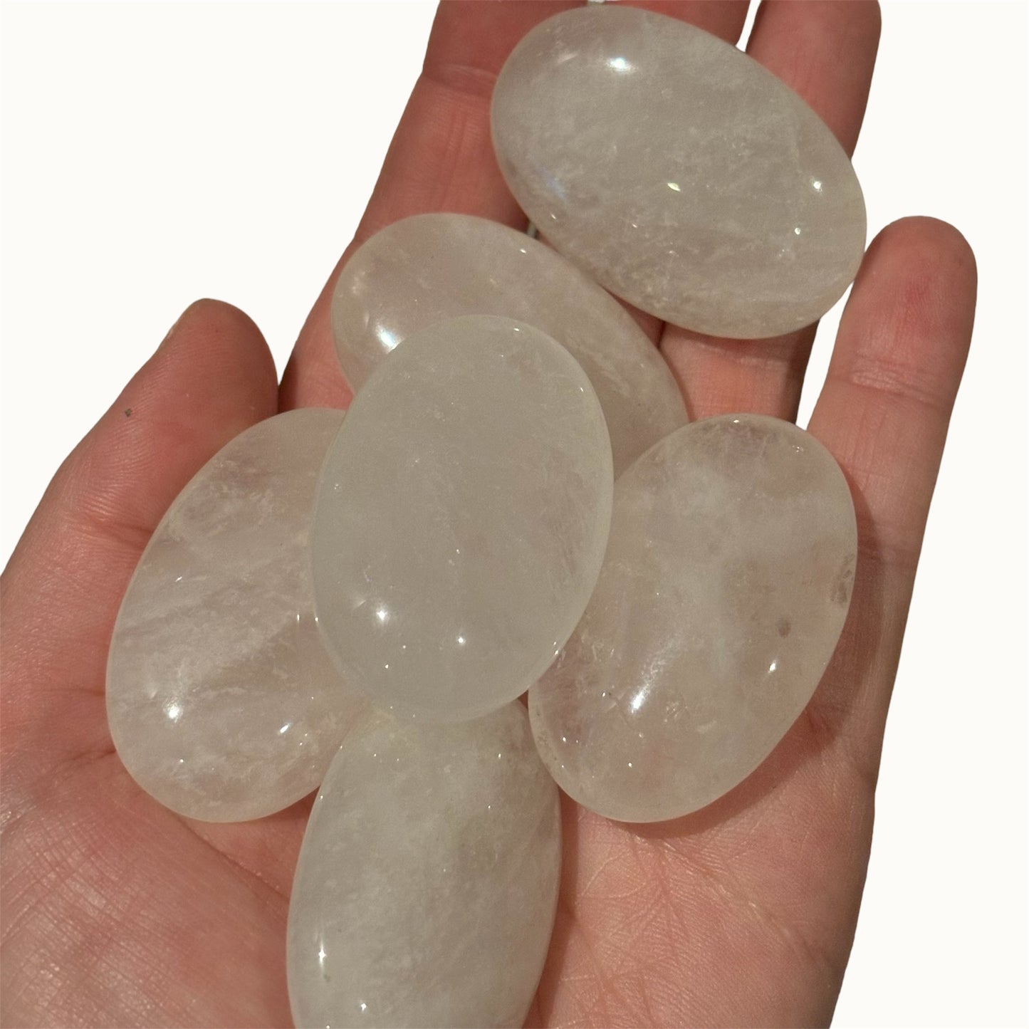 Bergkristal handsteen