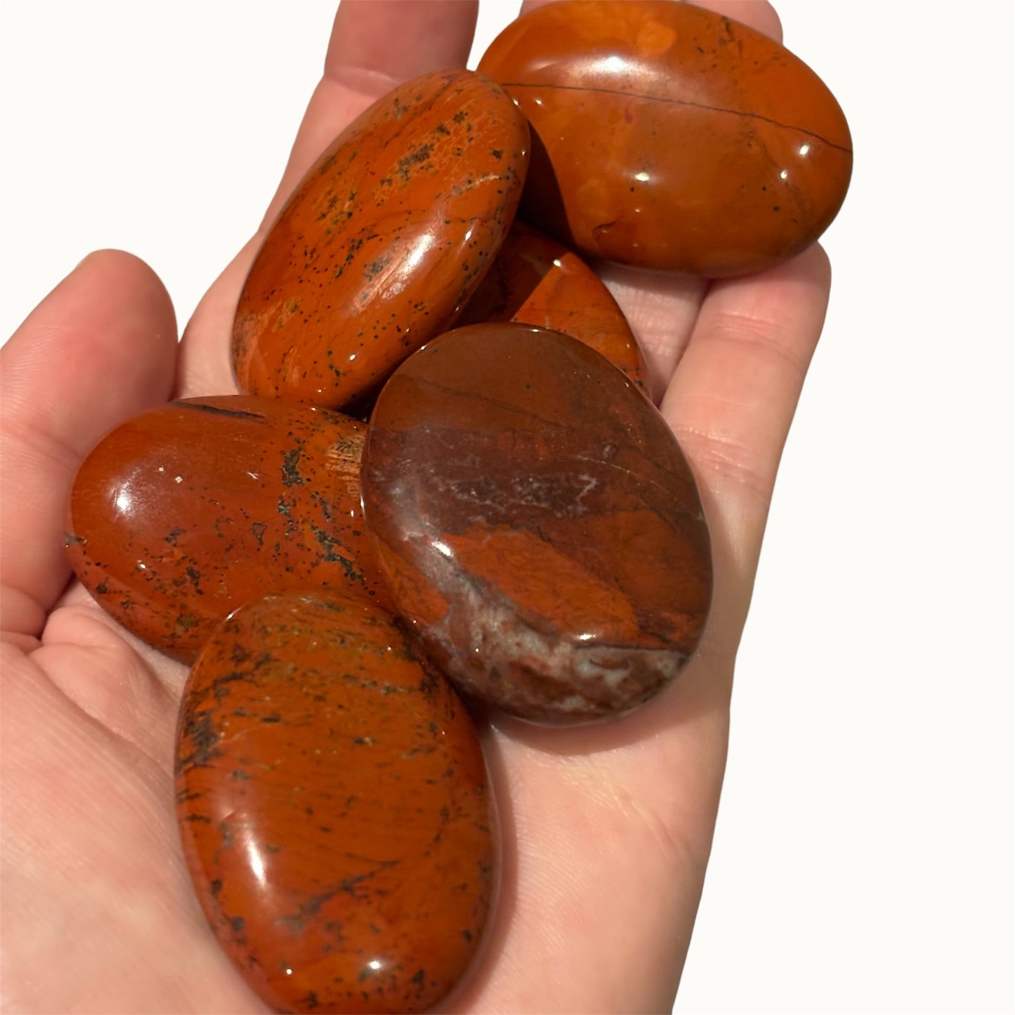 Rode jaspis handsteen