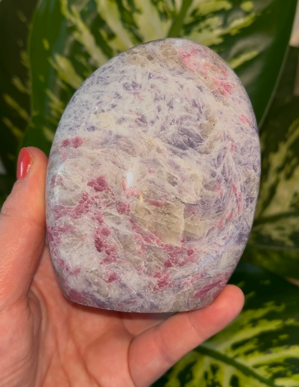 Toermalijn Lepidoliet Freeform