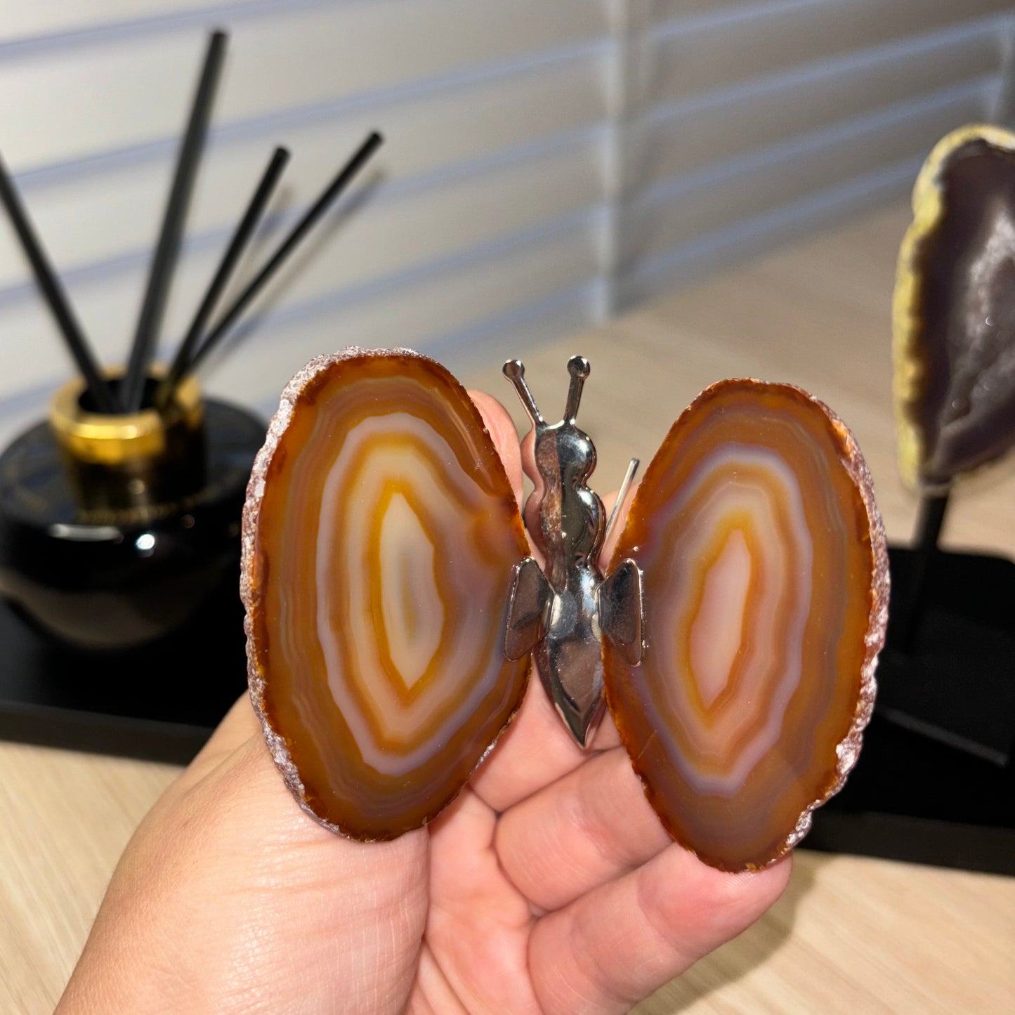 Agaat vlinder klein #112