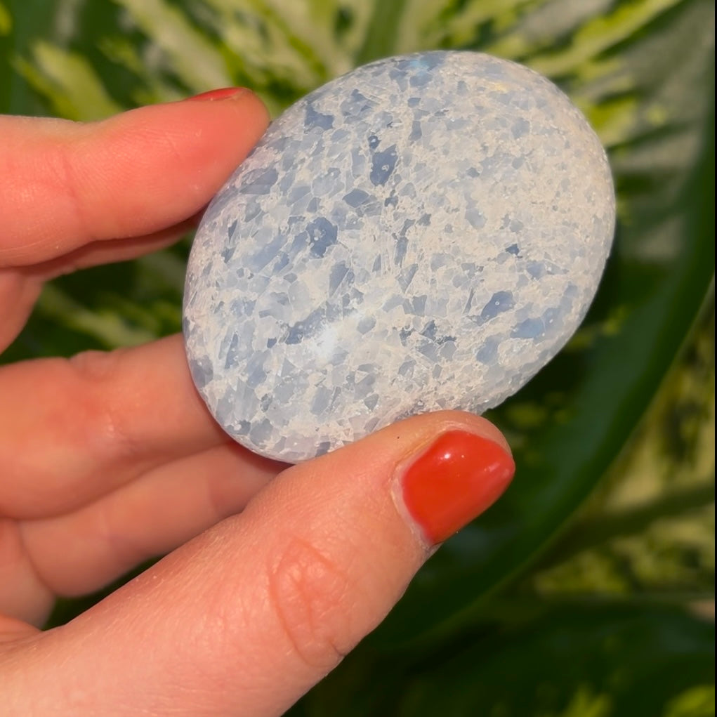 Blauwe Calciet handsteen