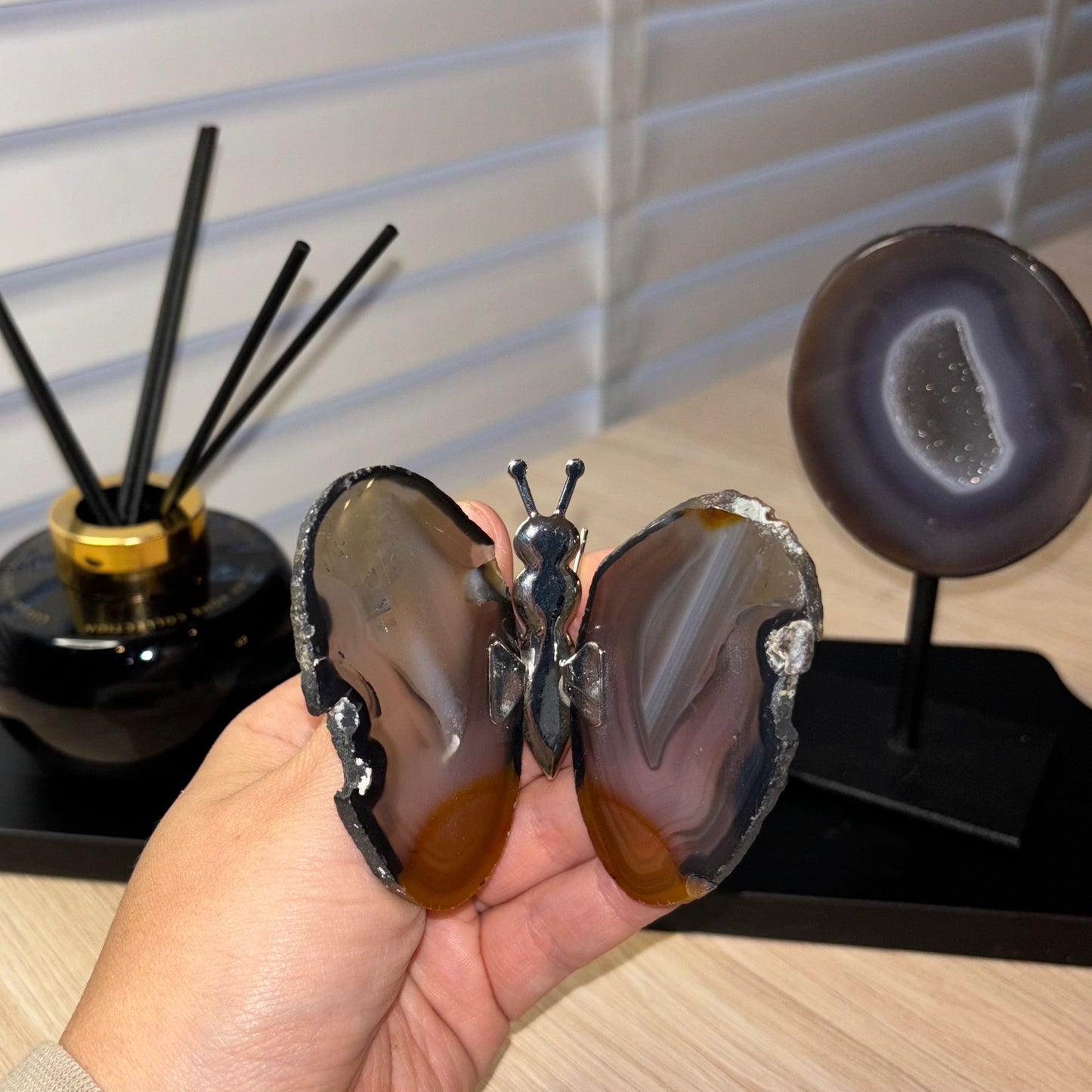 Agaat vlinder klein #114