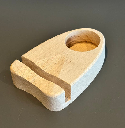 Houten Standaard voor Agaatschijf