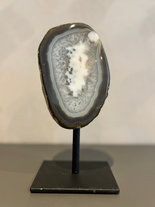 White Agate on Stand – Timeless Splendor #15
