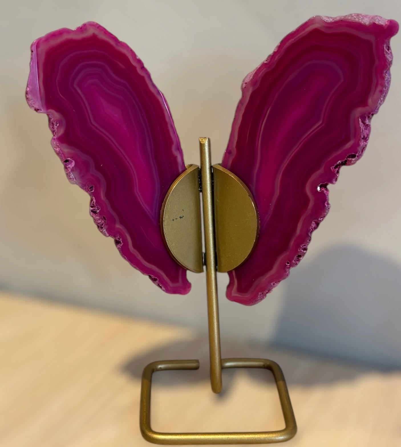 Agaat Vlinder Roze