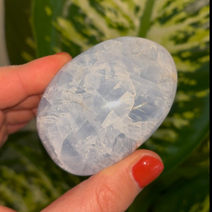 Blauwe Calciet handsteen