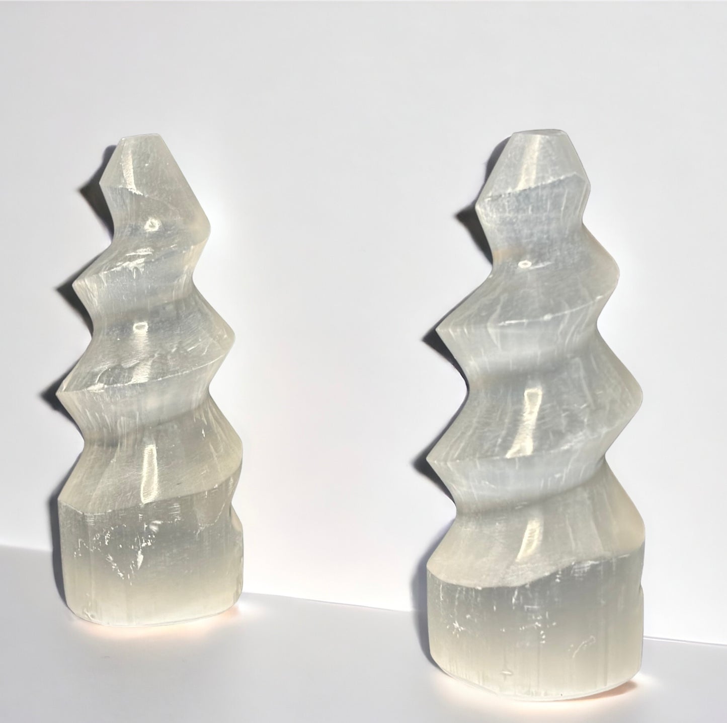 Selenite Tower - Spiral shaped
