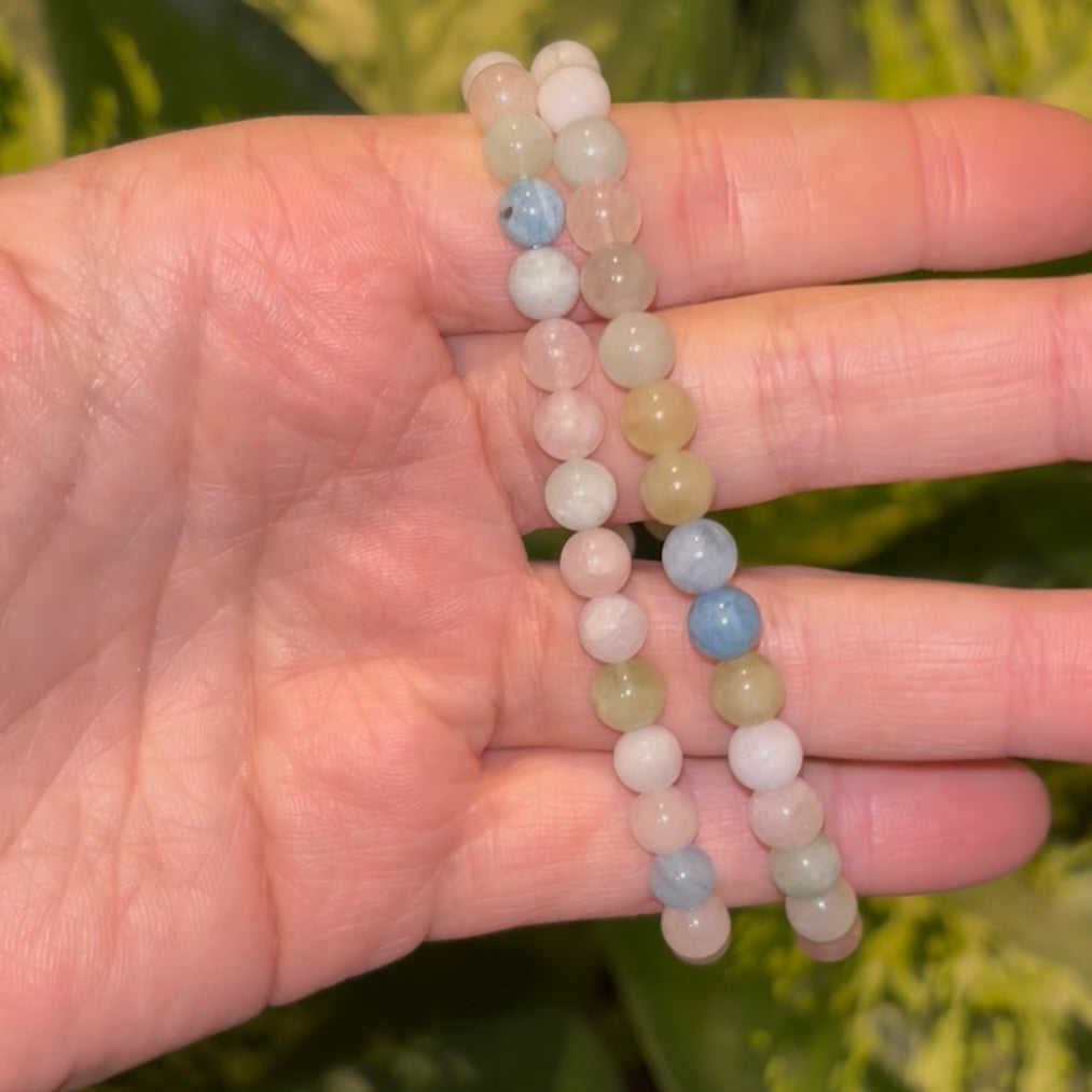 Beryl Kogelarmband 6mm
