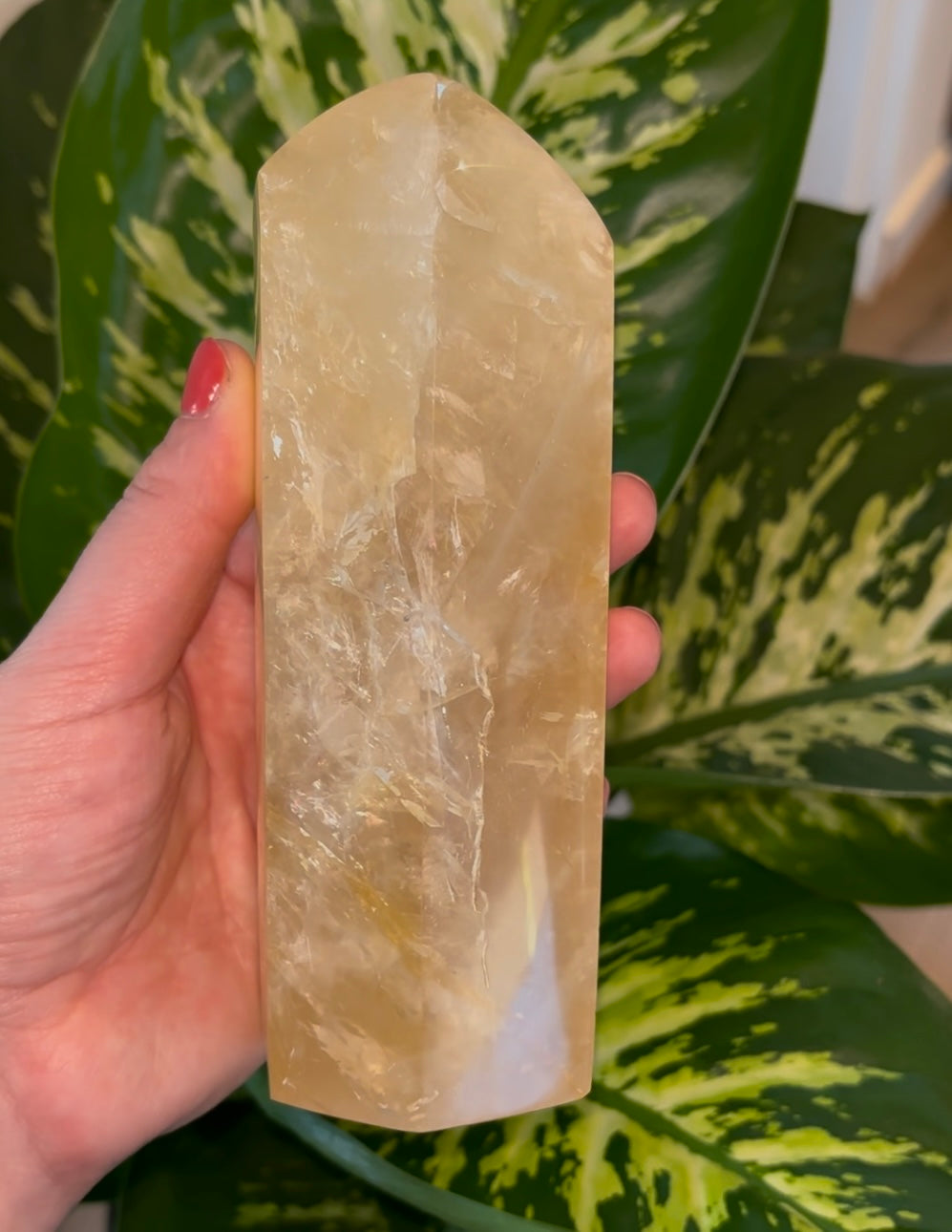 Golden healer/ Limoniet kwarts toren