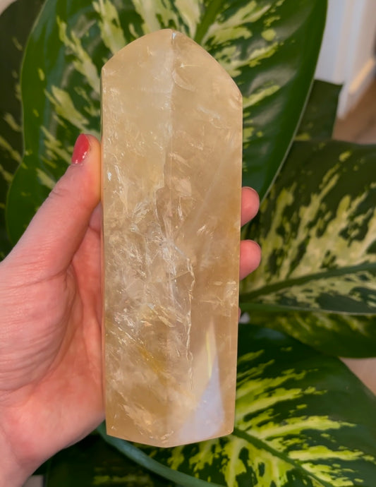 Golden healer/ Limoniet kwarts toren