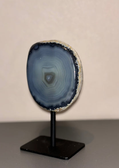 Blauwe Agaat op Standaard #21