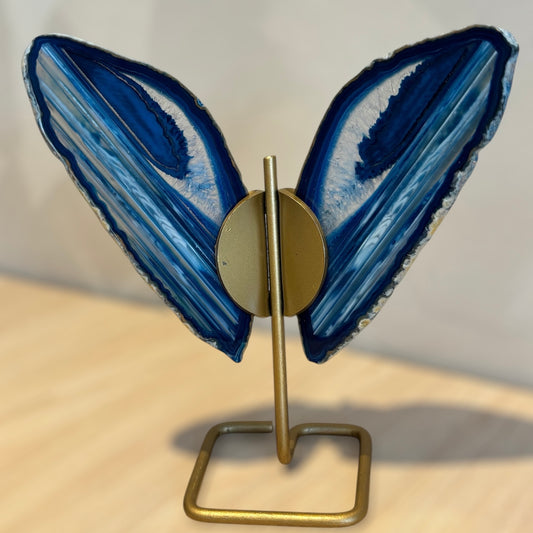 Agaat Vlinder Blauw 1