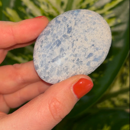 Blauwe Calciet handsteen